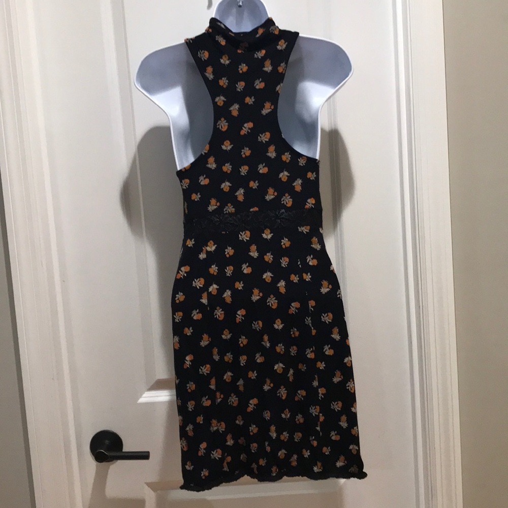 🌹Free People🌹 Floral Little Black Dress
